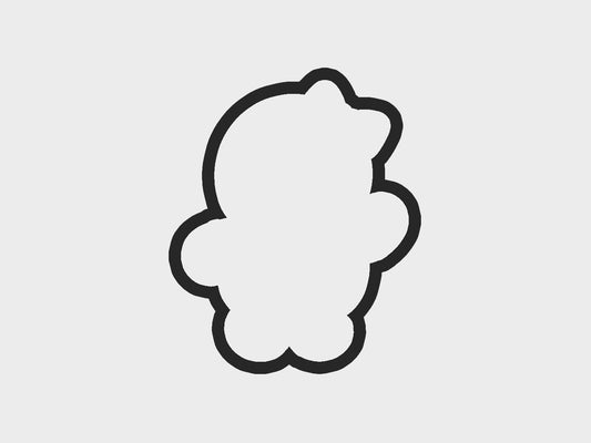 Gingerbread Girl Bow Gingerbread Babies Cookie Cutter STL Files