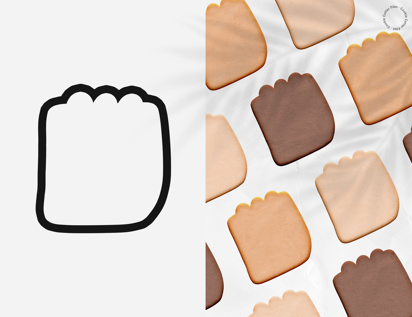 Groundhog Day Calendar Cookie Cutter STL Files Cookie Cutter Files