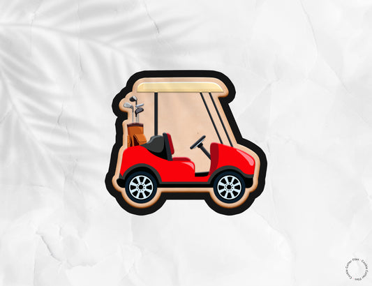 Golf Cart Cookie Cutter STL Files Cookie Cutter Files