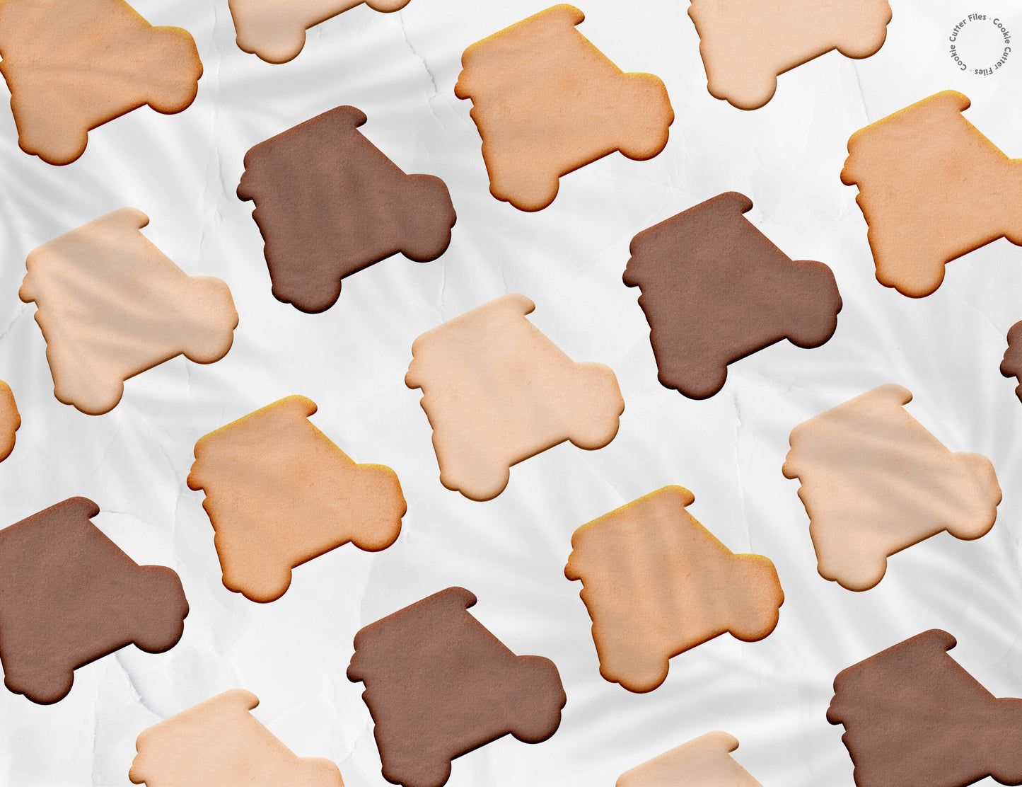 Golf Cart Cookie Cutter STL Files Cookie Cutter Files