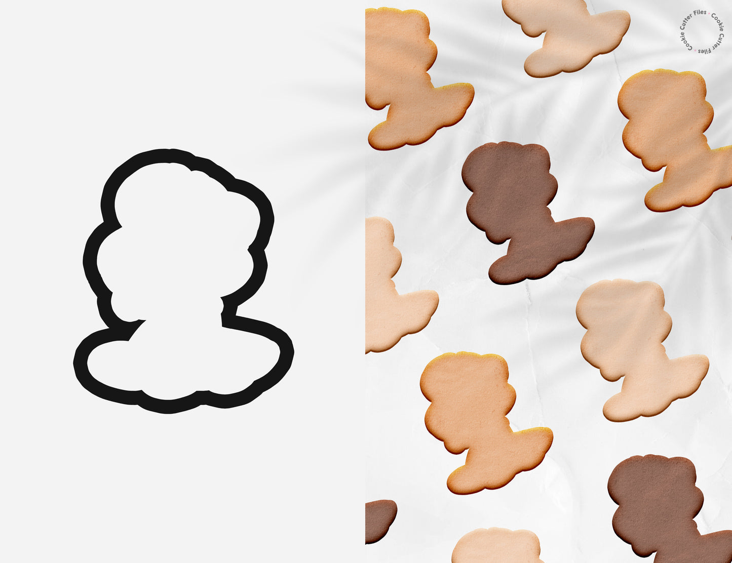 Arabian Little Princess Cookie Cutter STL Files Cookie Cutter Files