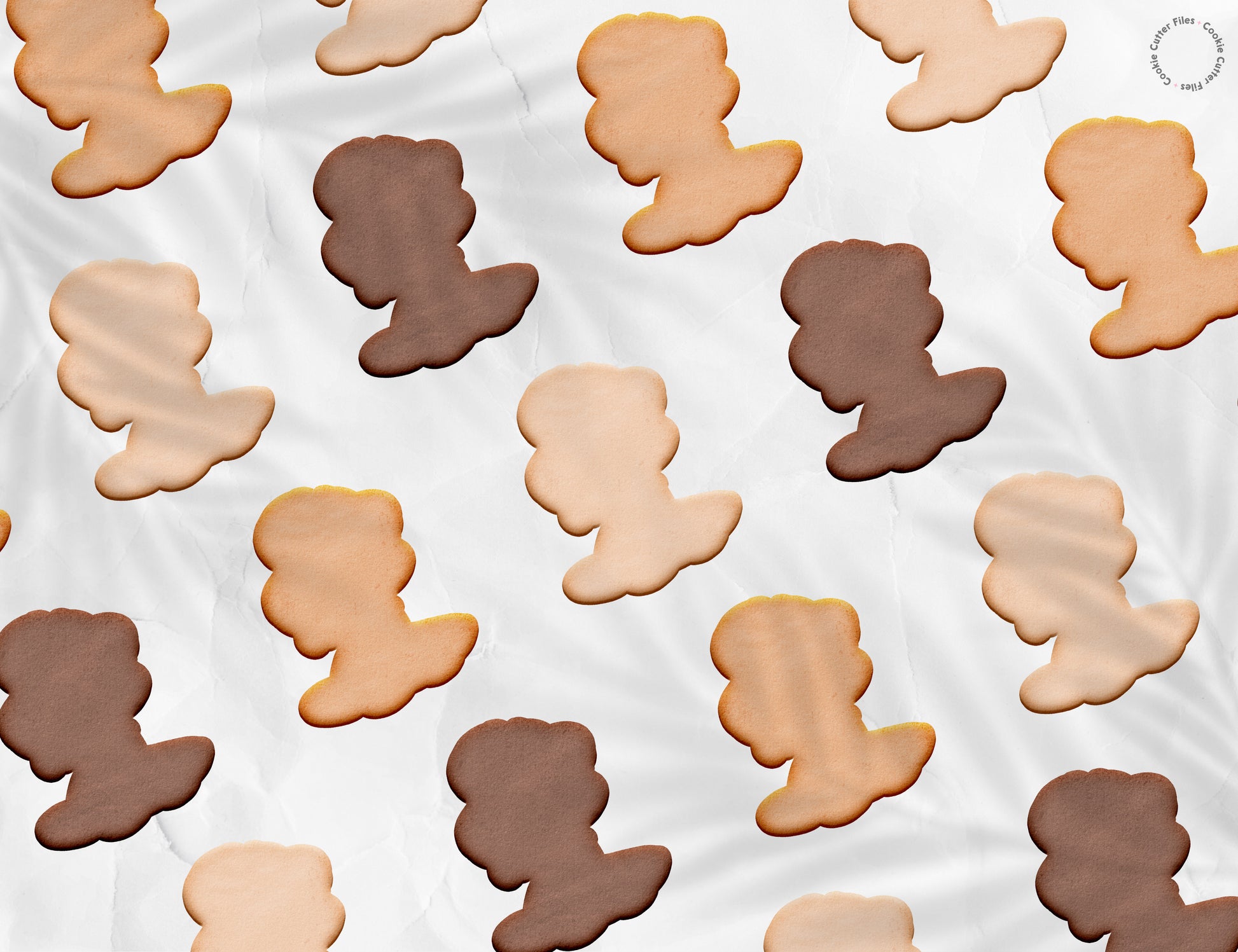 Arabian Little Princess Cookie Cutter STL Files Cookie Cutter Files