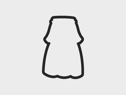 Scottish Inspired Princess Dress Cookie Cutter STL Files