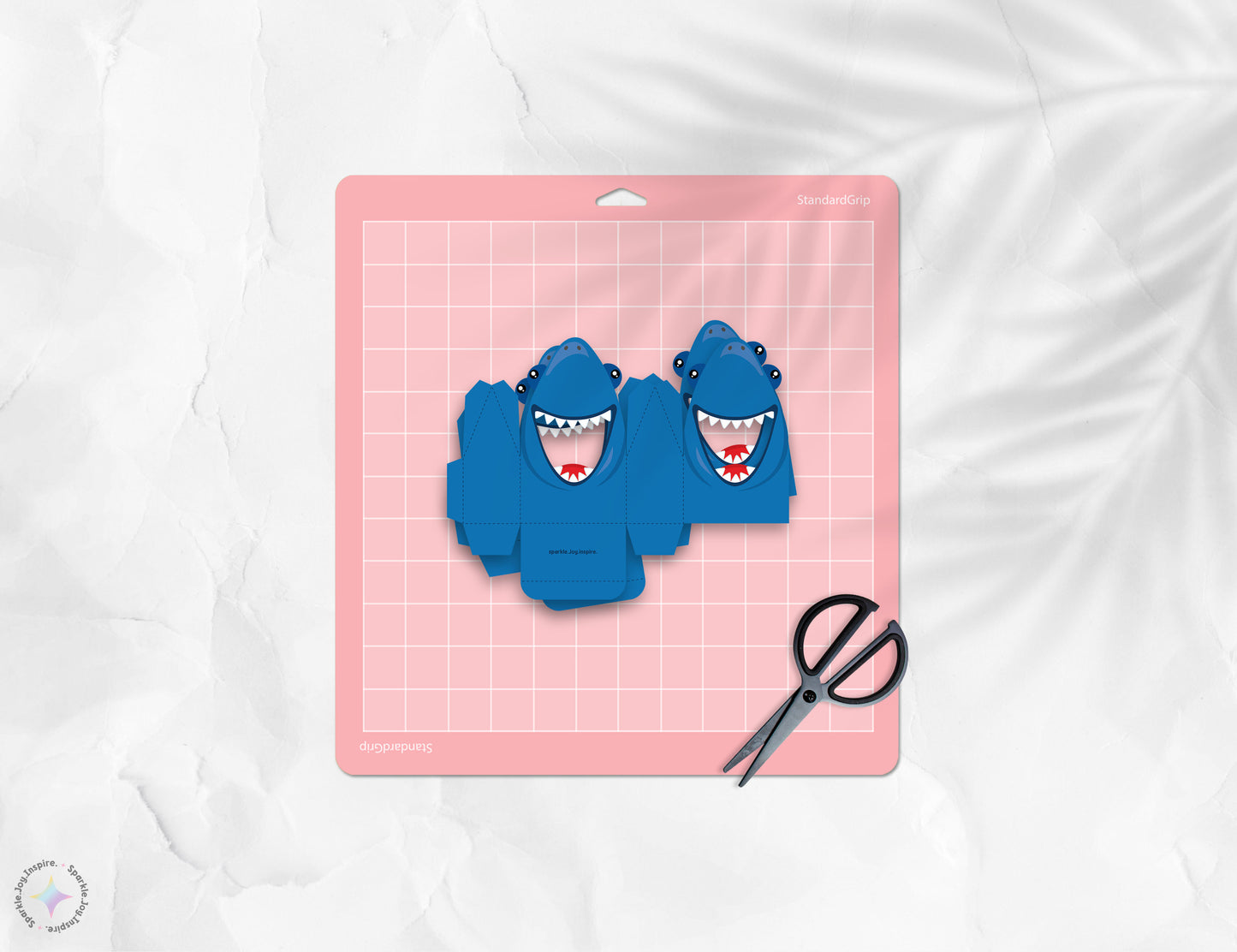 Shark Favor Box Paper Craft Printable Paper Crafts