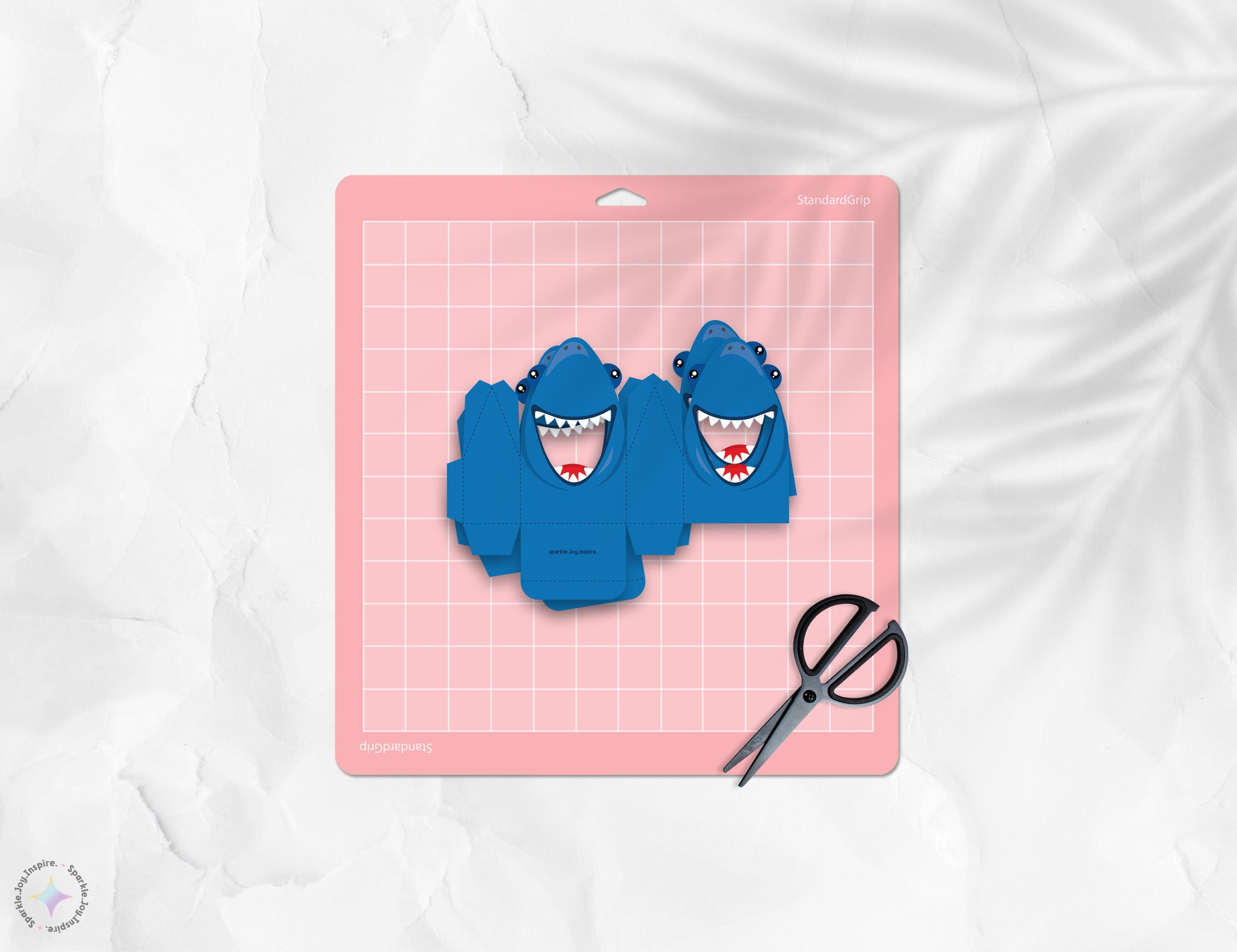 Shark Favor Box Paper Craft Printable Paper Crafts