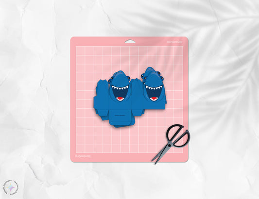 Shark Favor Box Paper Craft Printable Paper Crafts