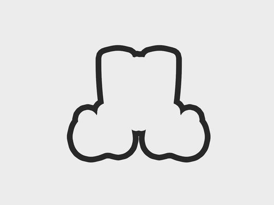 Elf Christmas Feet Cookie Cutter STL Files