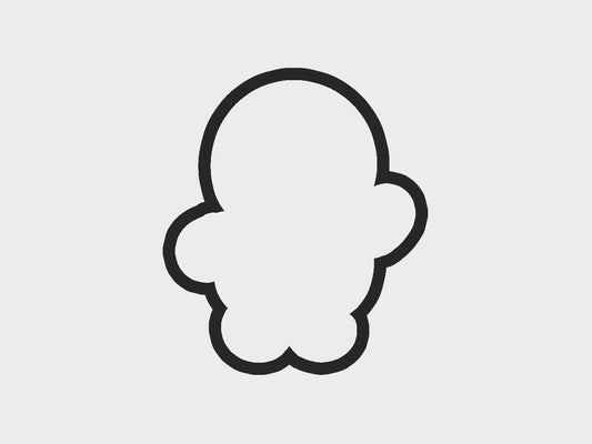 Gingerbread Wave Gingerbread Babies Cookie Cutter STL Files