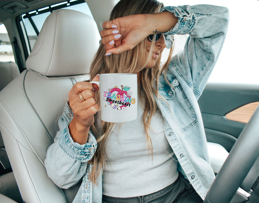 Teaching Sweetheart Groovy Teacher Mug