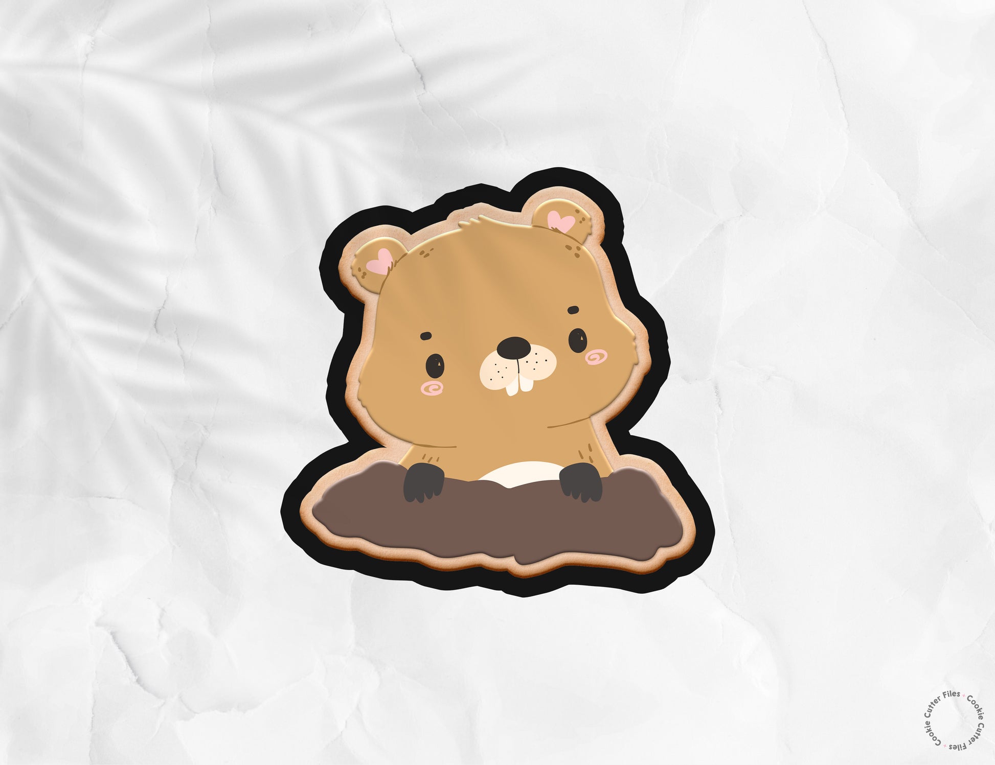 Groundhog Cookie Cutter STL Files Cookie Cutter Files