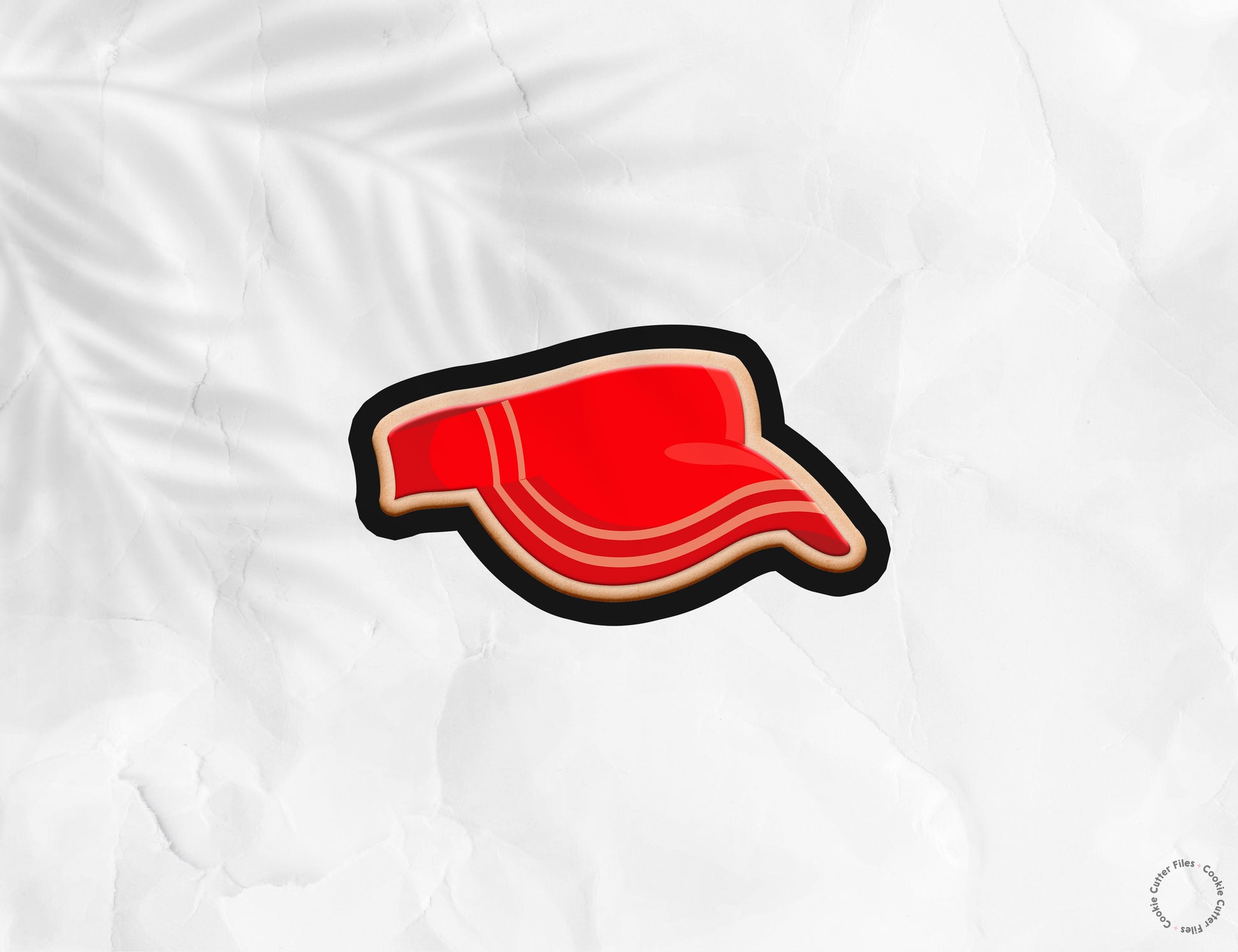 Golf Visor Hat Cookie Cutter STL Files Cookie Cutter Files