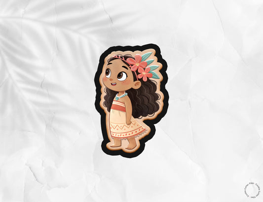 Polynesia Little Princess Cookie Cutter STL Files Cookie Cutter Files
