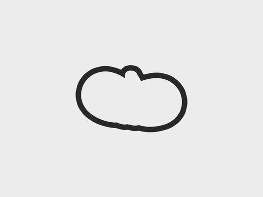 Pumpkin Long Fall Harvest Cookie Cutter STL Files