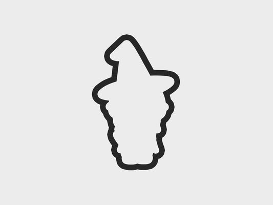 Witch Inspired Halloween Blue Heeler Dog Cookie Cutter STL Files