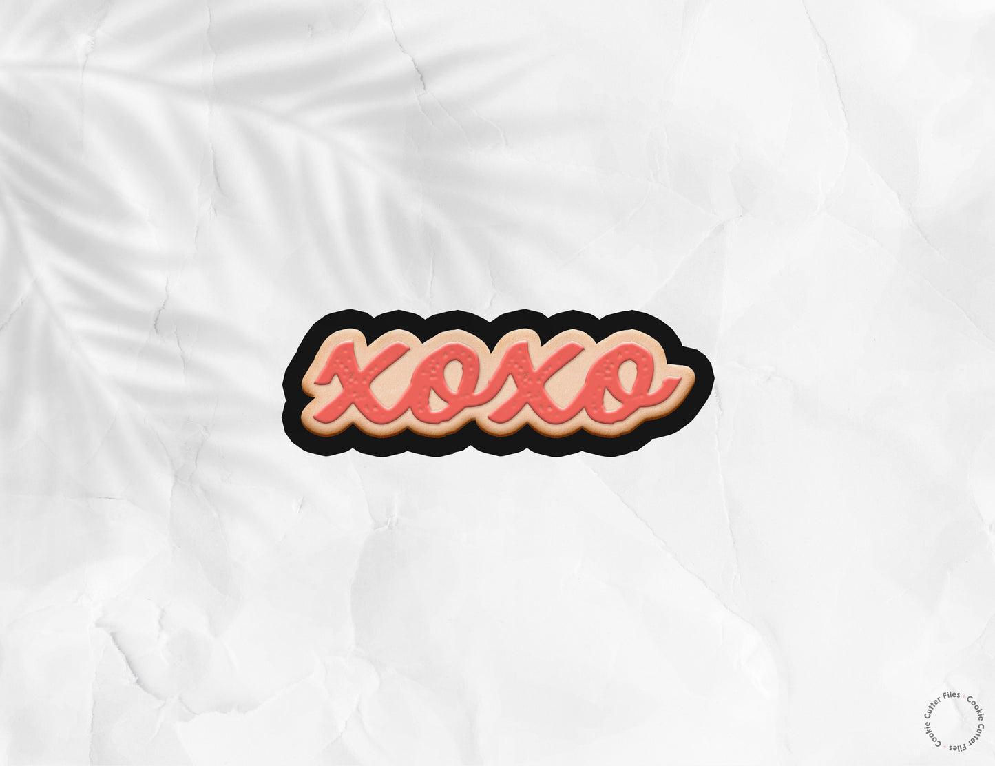 Galentine Xoxo Valentine Cookie Cutter STL Files Cookie Cutter Files