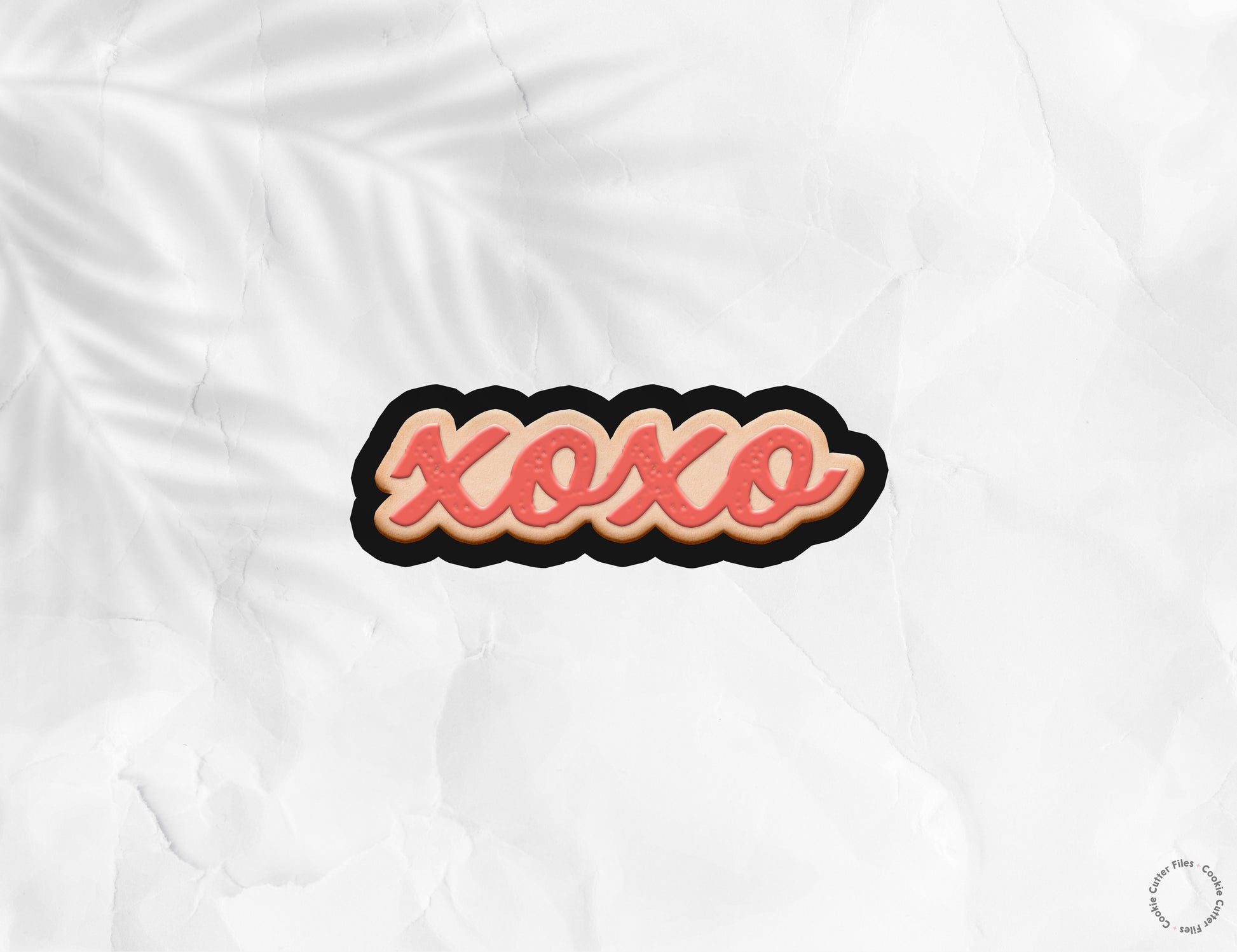 Galentine Xoxo Valentine Cookie Cutter STL Files Cookie Cutter Files