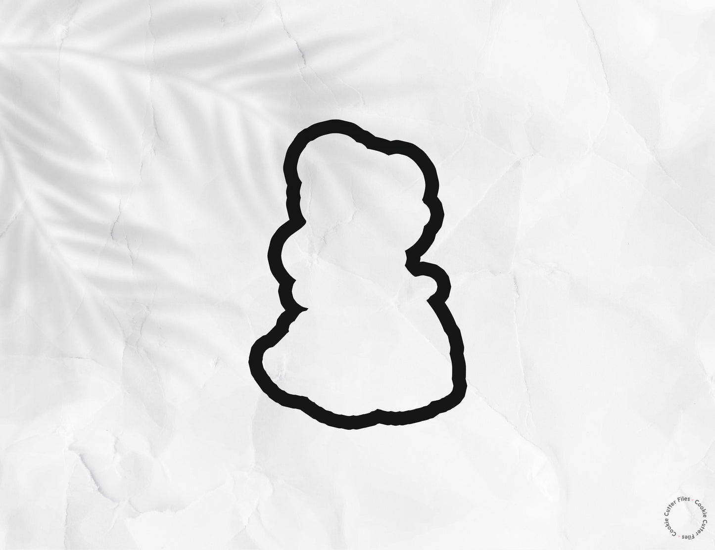 Book Little Princess Cookie Cutter STL Files Cookie Cutter Files