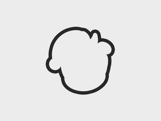 Cow Animal Faces Santa Edition Cookie Cutter STL Files