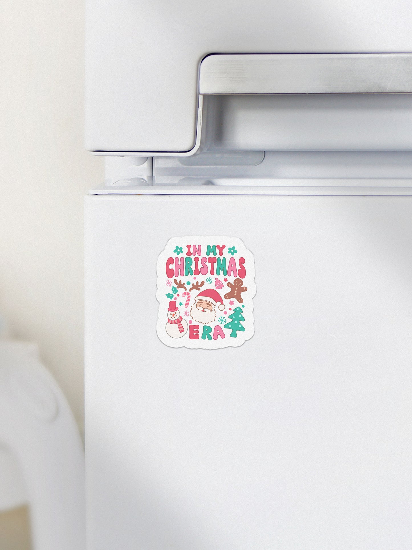 In My Christmas Era Boho Christmas Christian Jesus Magnet