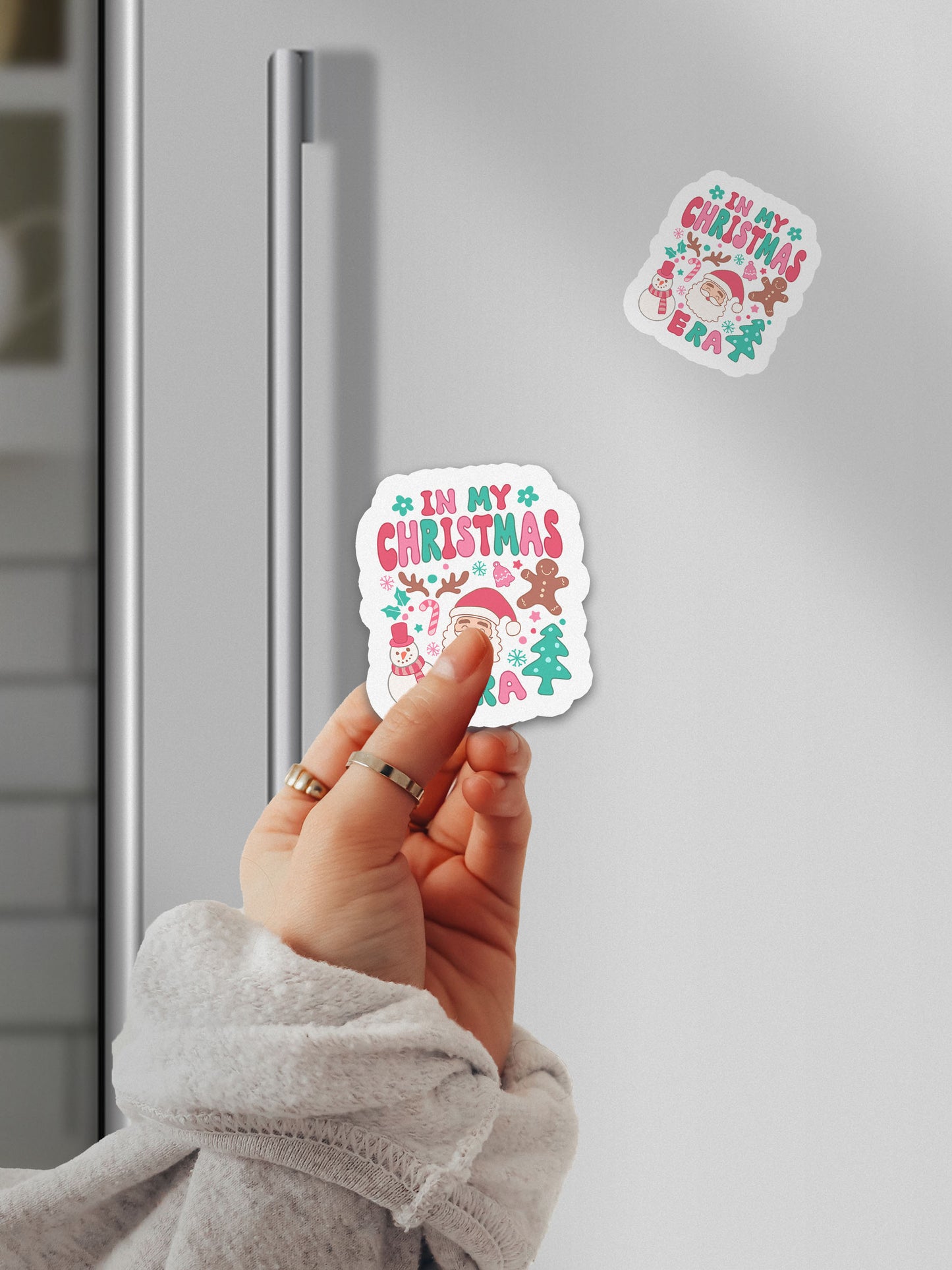 In My Christmas Era Boho Christmas Christian Jesus Magnet