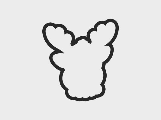 Reindeer Christmas Faces Cookie Cutter STL Files