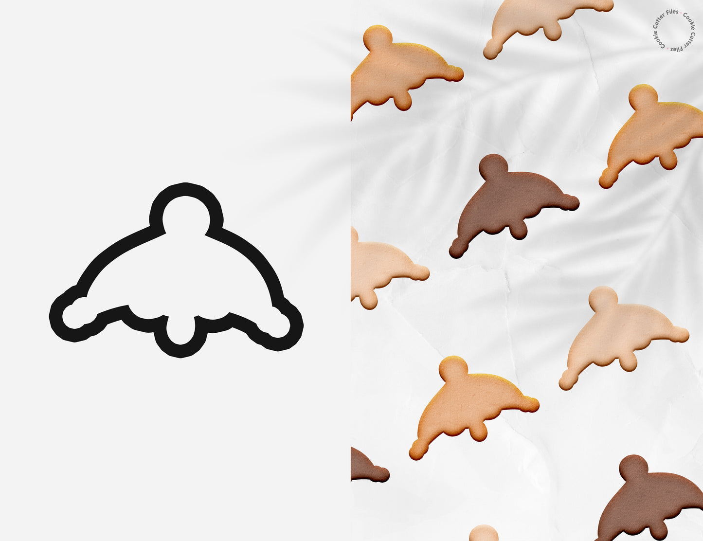 Ballerina Tiara Cookie Cutter STL Files Cookie Cutter Files