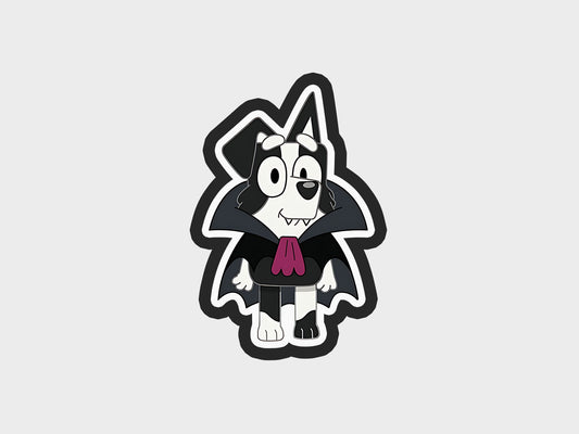Vampire Inspired Halloween Blue Heeler Dog Cookie Cutter STL Files