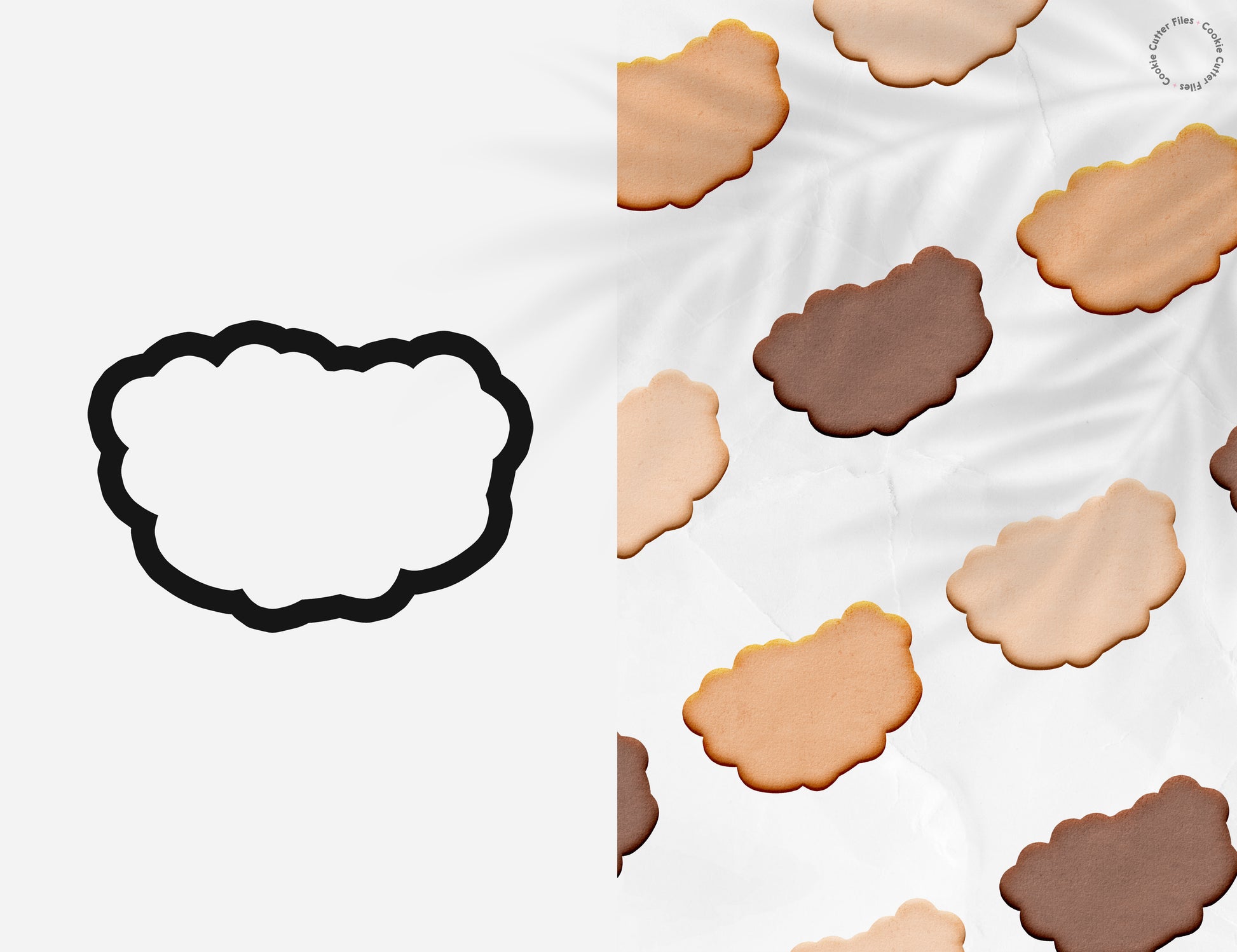 Galentine Sweet Heart Candies Valentine Cookie Cutter STL Files Cookie Cutter Files