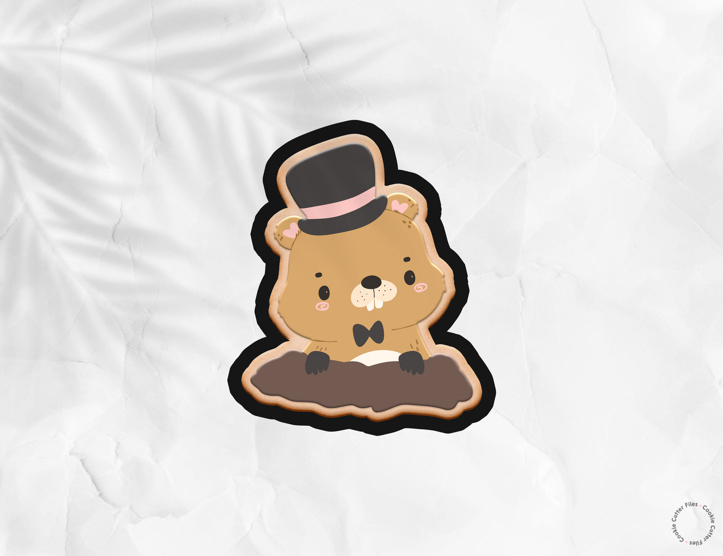 Groundhog Hat Cookie Cutter STL Files Cookie Cutter Files