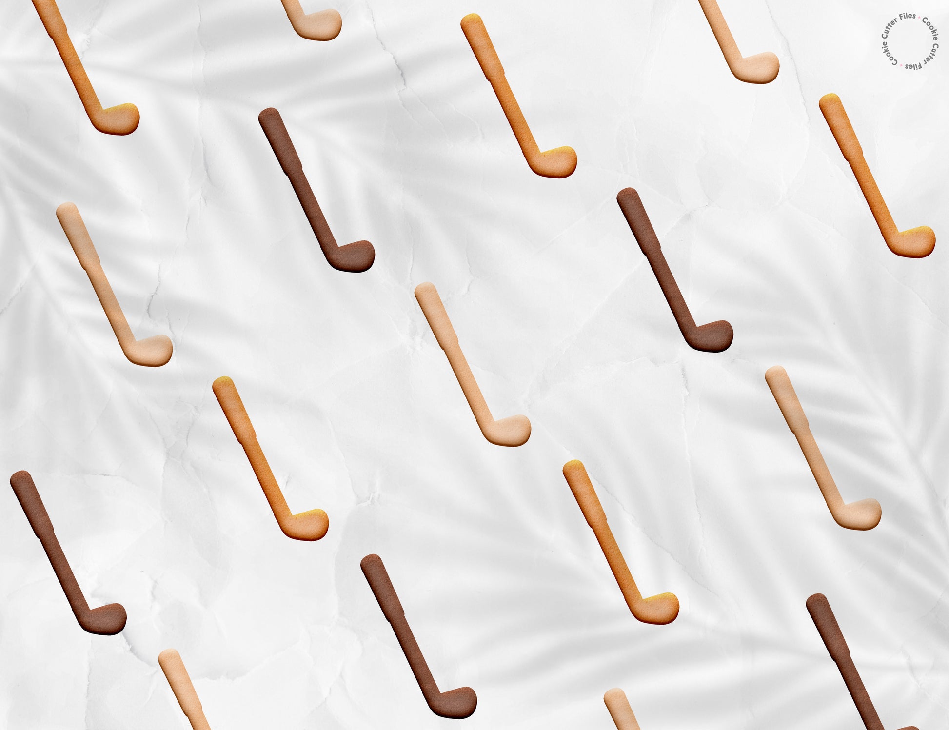 Golf Club Cookie Cutter STL Files Cookie Cutter Files