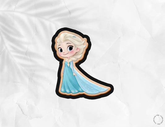 Ice Little Princess Cookie Cutter STL Files Cookie Cutter Files