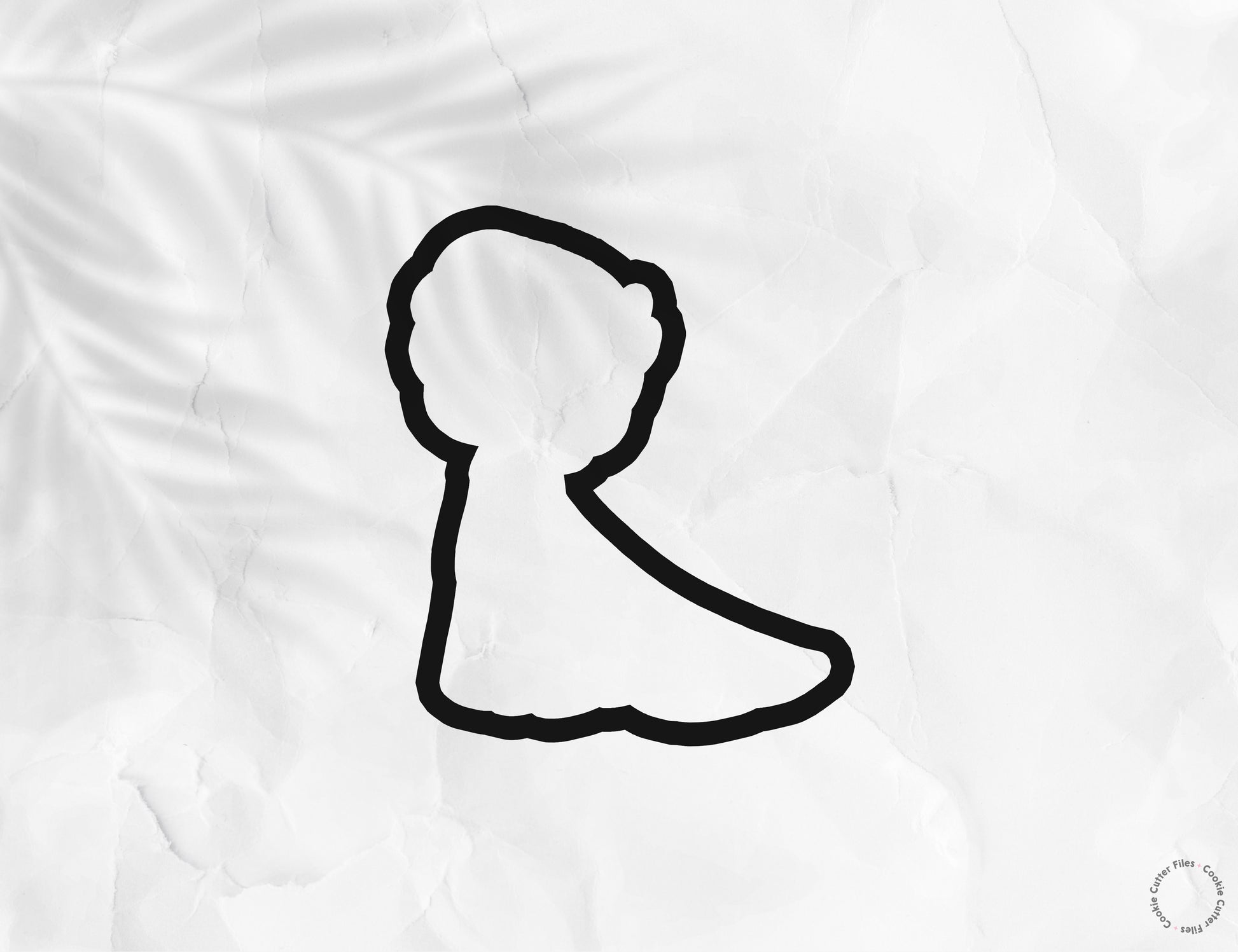 Ice Little Princess Cookie Cutter STL Files Cookie Cutter Files