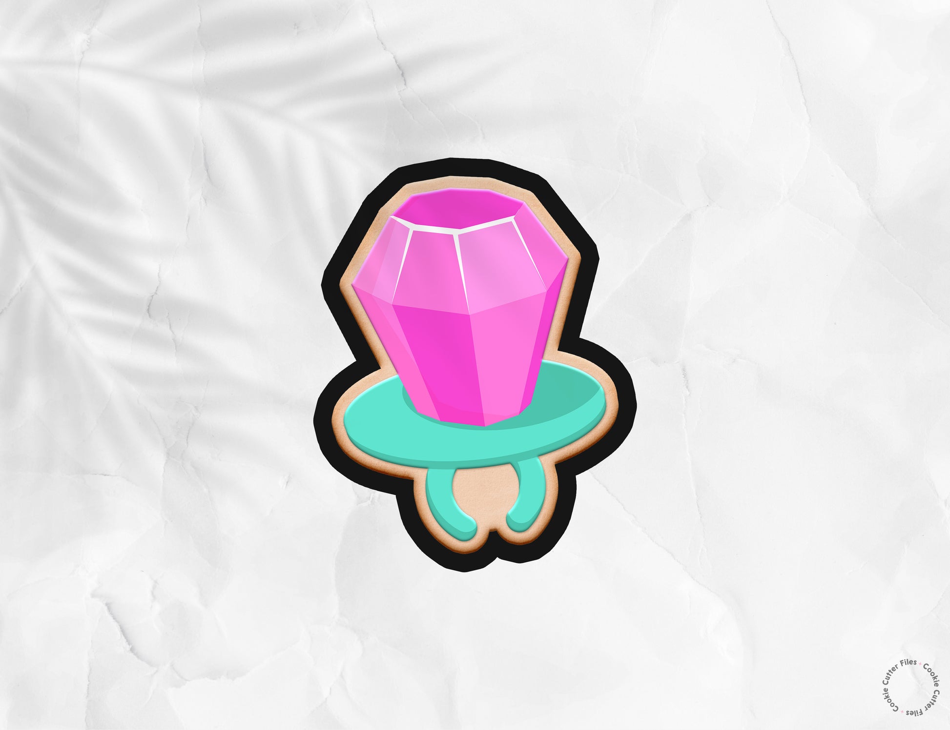 Ring Sucker Nostalgia 90s Cookie Cutter STL Files Cookie Cutter Files