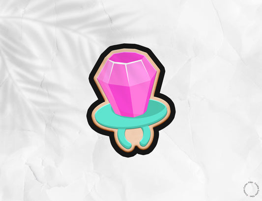 Ring Sucker Nostalgia 90s Cookie Cutter STL Files Cookie Cutter Files