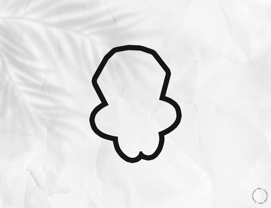 Ring Sucker Nostalgia 90s Cookie Cutter STL Files Cookie Cutter Files