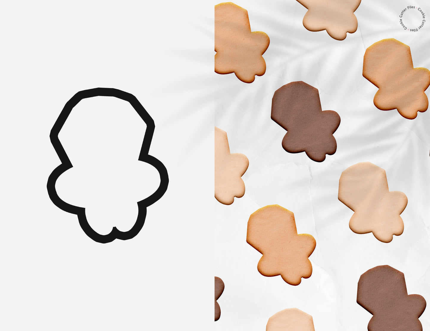 Ring Sucker Nostalgia 90s Cookie Cutter STL Files Cookie Cutter Files