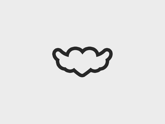 Heart Wings Valentine Gifts Cookie Cutter STL Files