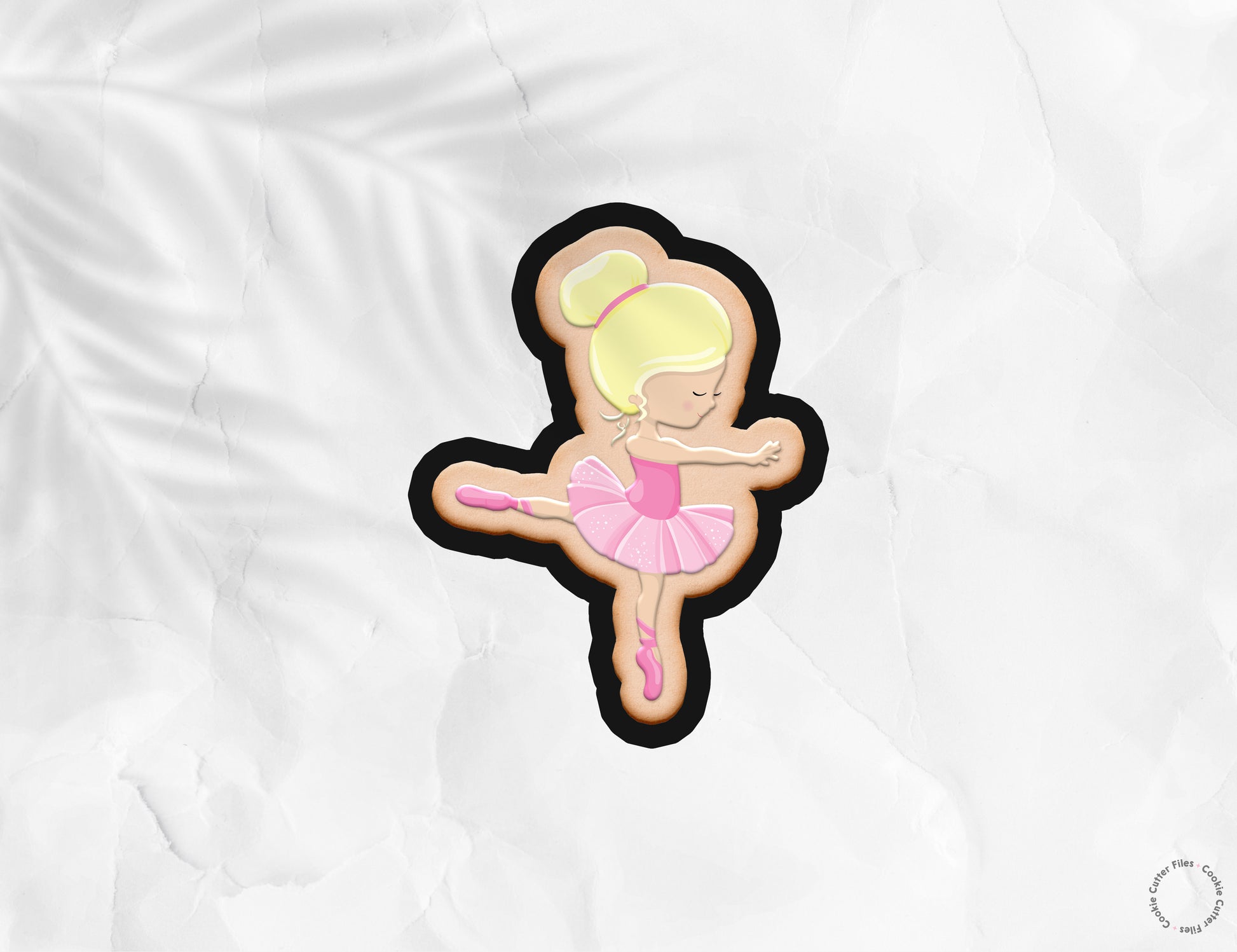 Ballerina Girl Cookie Cutter STL Files Cookie Cutter Files