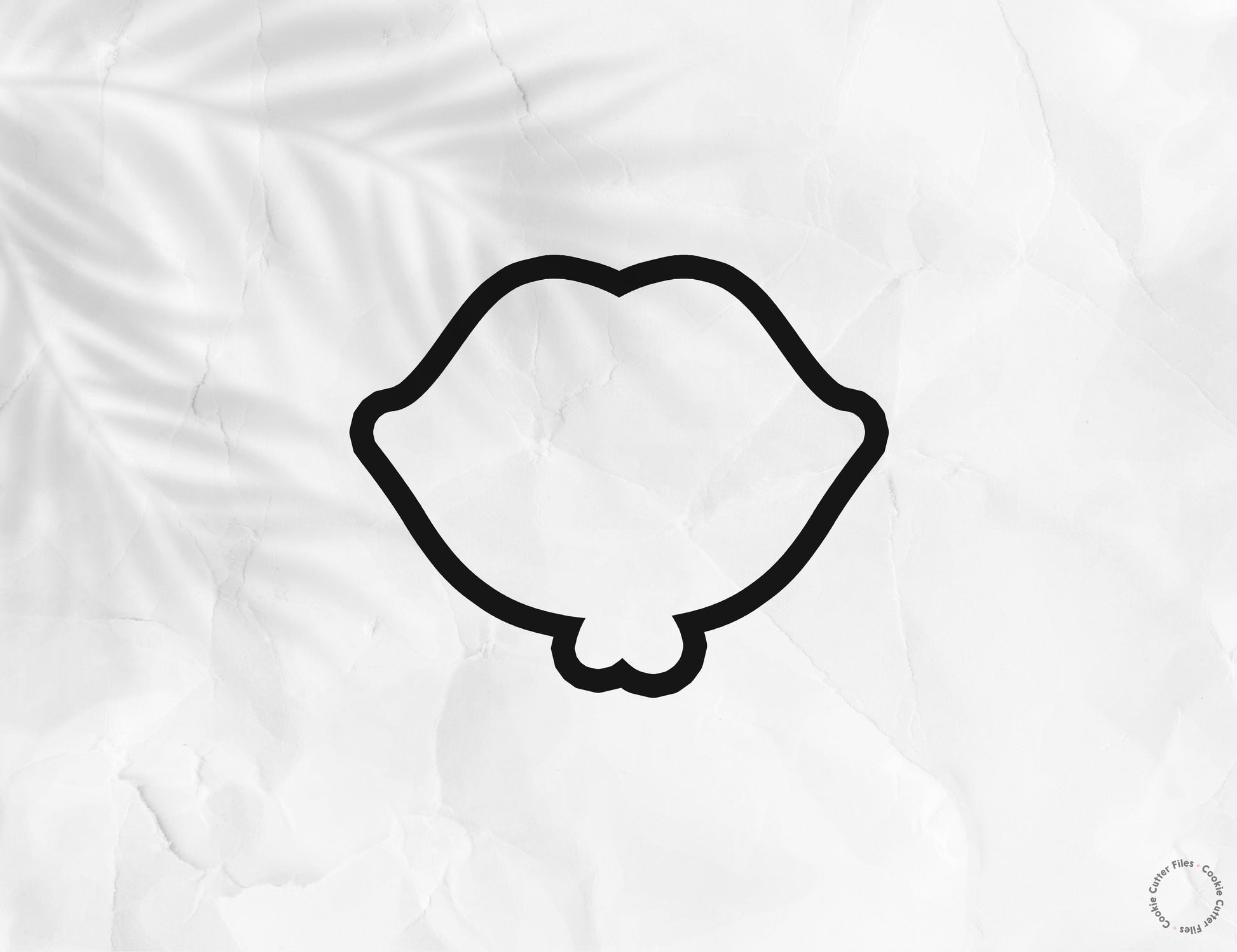 Galentine Balloon Lips Valentine Cookie Cutter STL Files Cookie Cutter Files