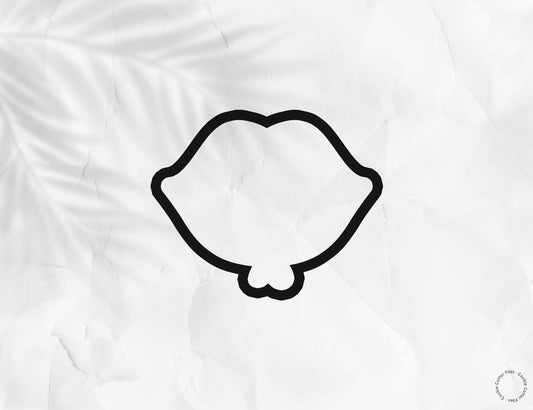 Galentine Balloon Lips Valentine Cookie Cutter STL Files Cookie Cutter Files