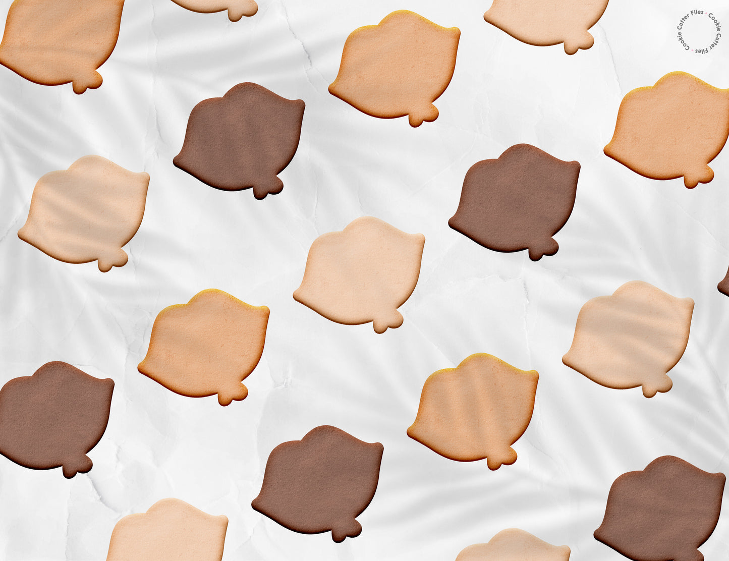 Galentine Balloon Lips Valentine Cookie Cutter STL Files Cookie Cutter Files