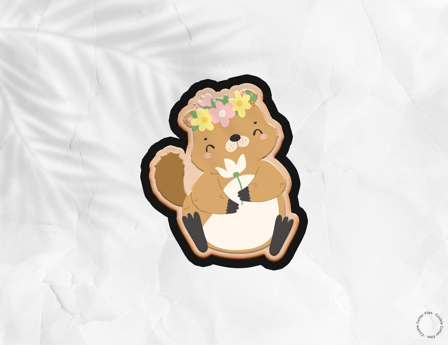 Groundhog Spring Cookie Cutter STL Files Cookie Cutter Files