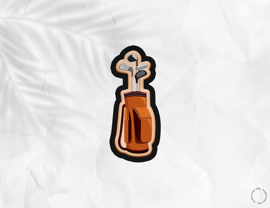 Golf Clubs Bag Cookie Cutter STL Files Cookie Cutter Files
