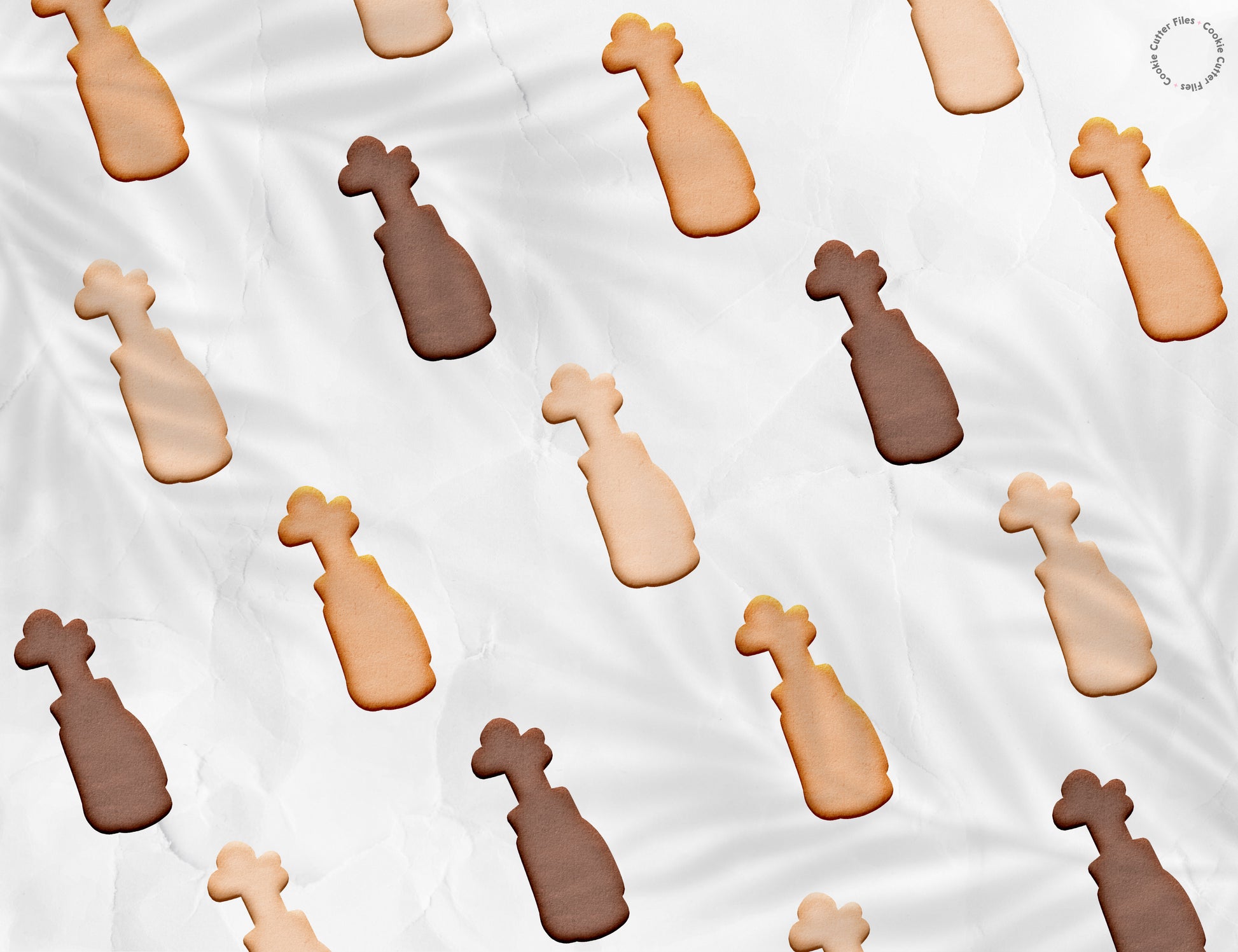 Golf Clubs Bag Cookie Cutter STL Files Cookie Cutter Files