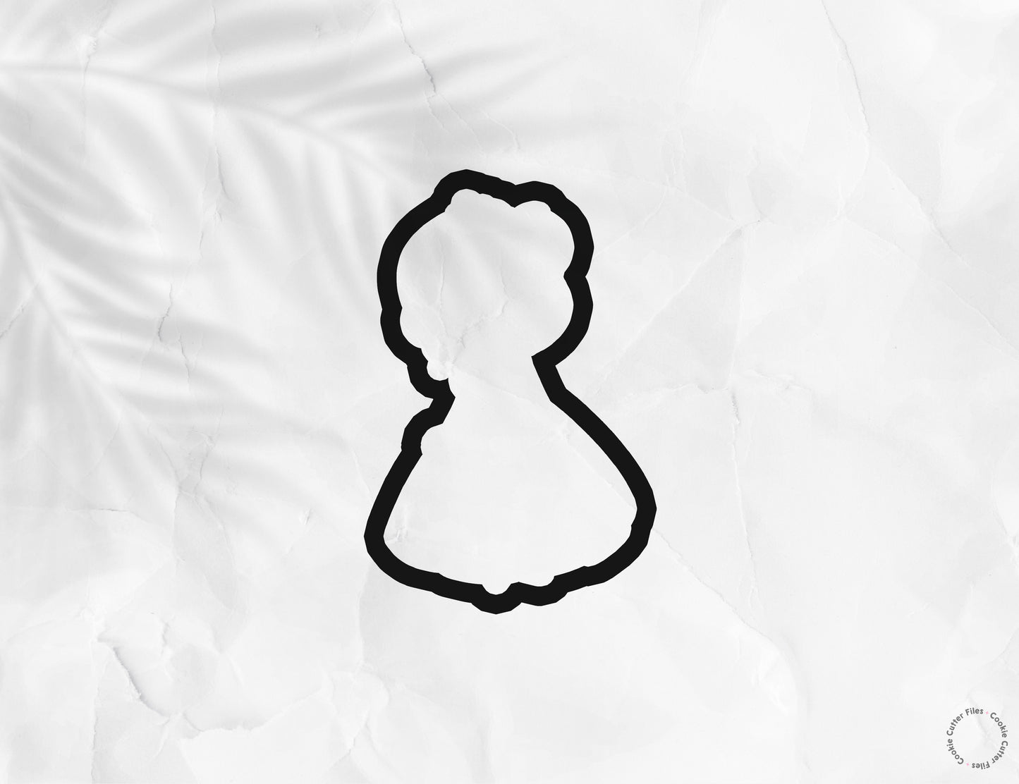 Snow Little Princess Cookie Cutter STL Files Cookie Cutter Files