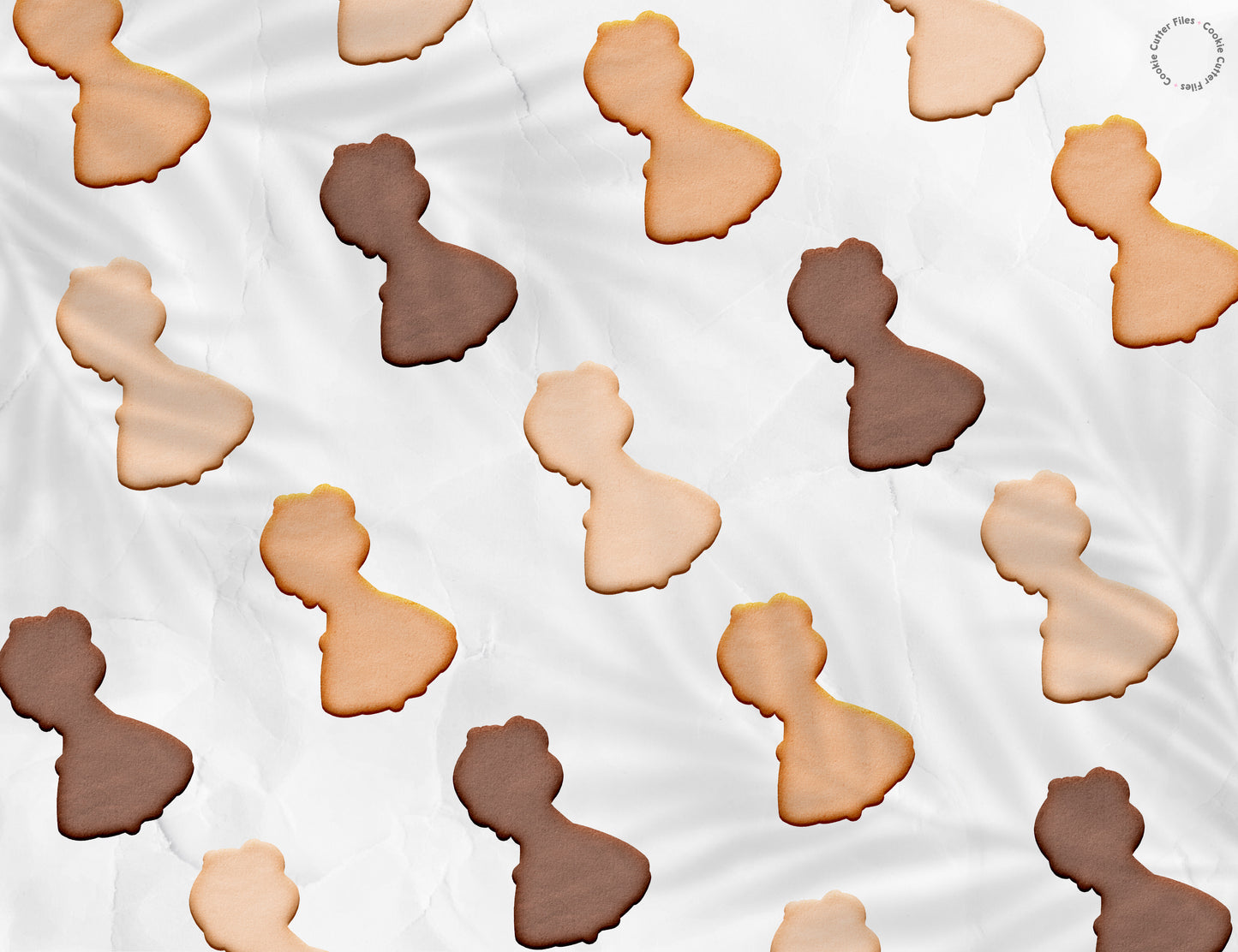 Snow Little Princess Cookie Cutter STL Files Cookie Cutter Files