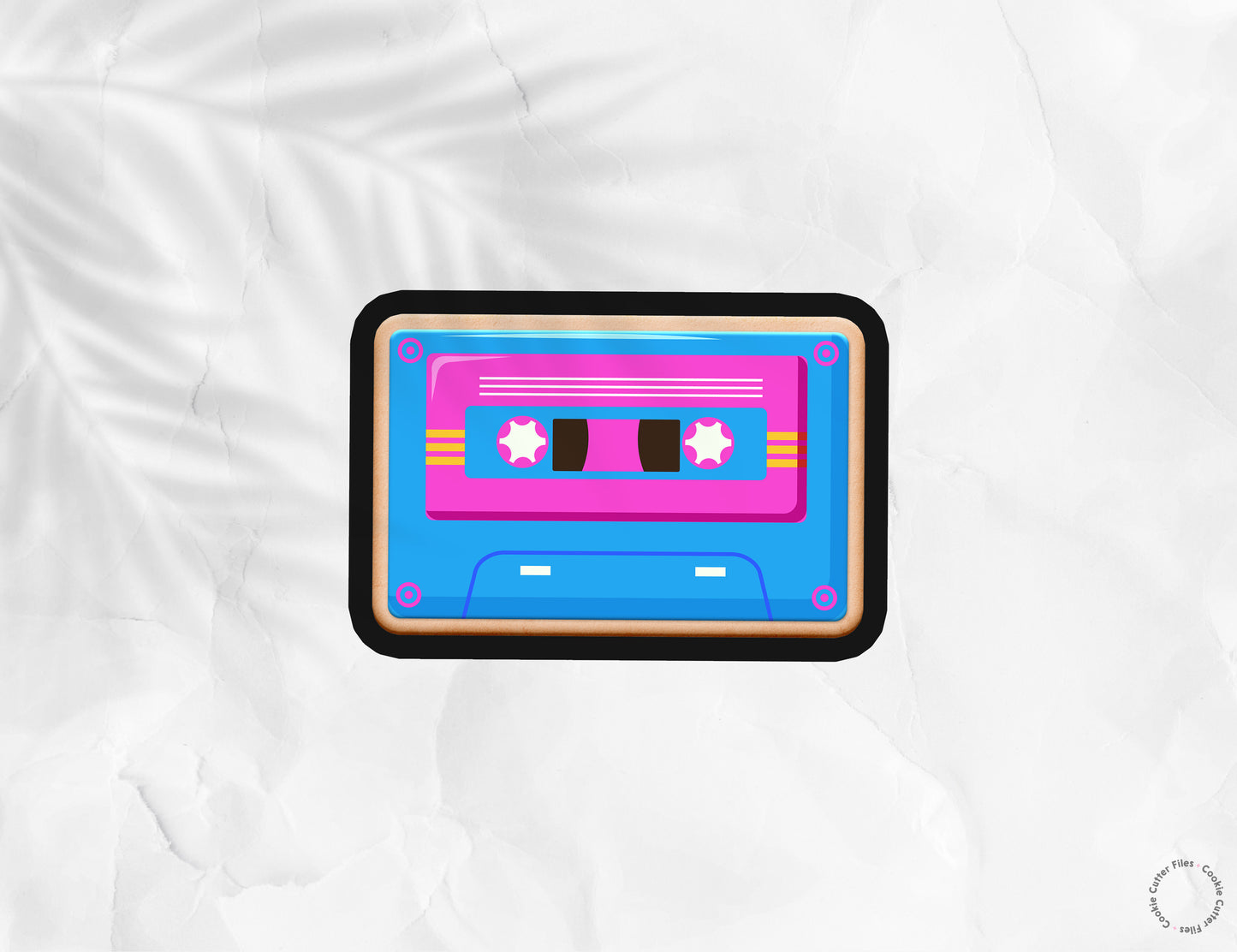 Casette Tape Nostalgia 90s Cookie Cutter STL Files Cookie Cutter Files