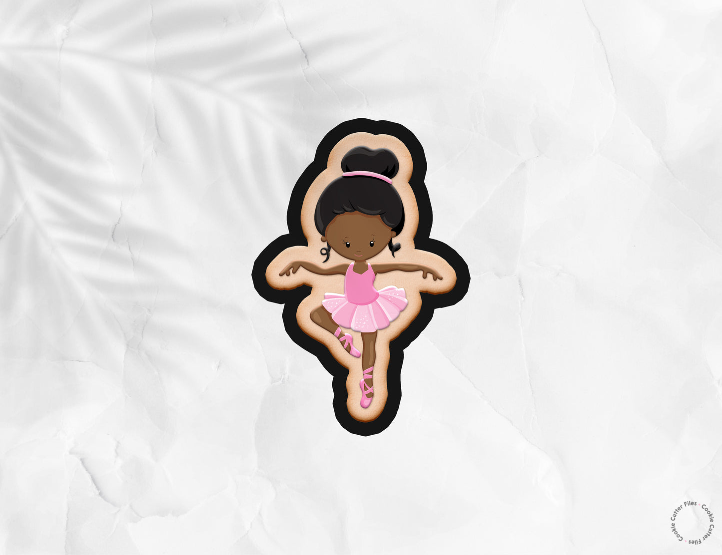 Ballerina Girl Cookie Cutter STL Files Cookie Cutter Files
