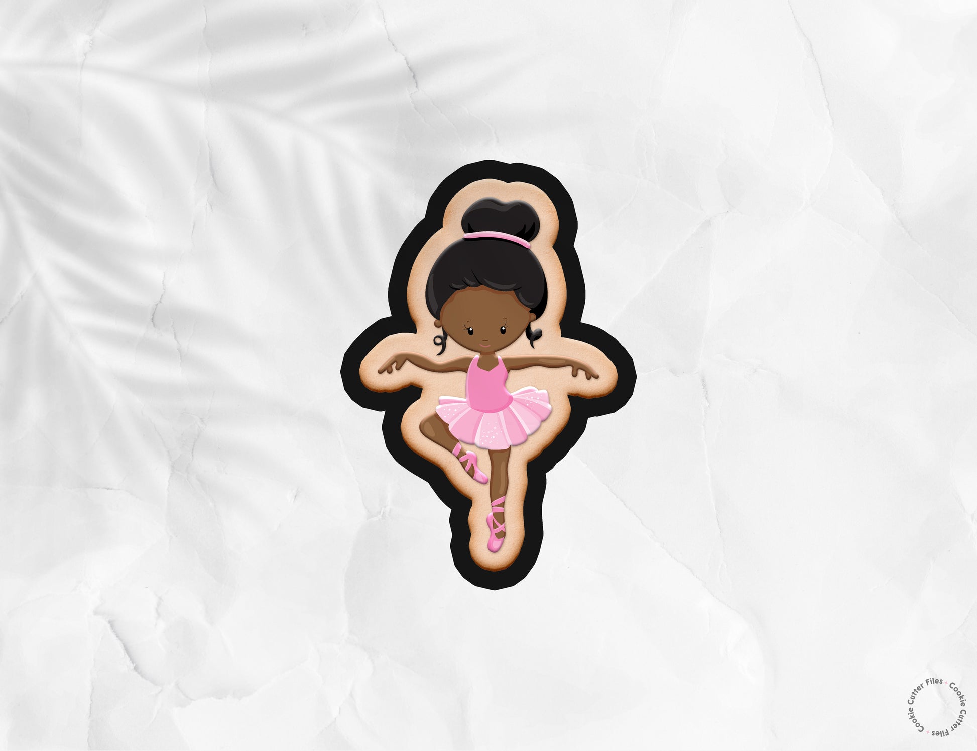 Ballerina Girl Cookie Cutter STL Files Cookie Cutter Files