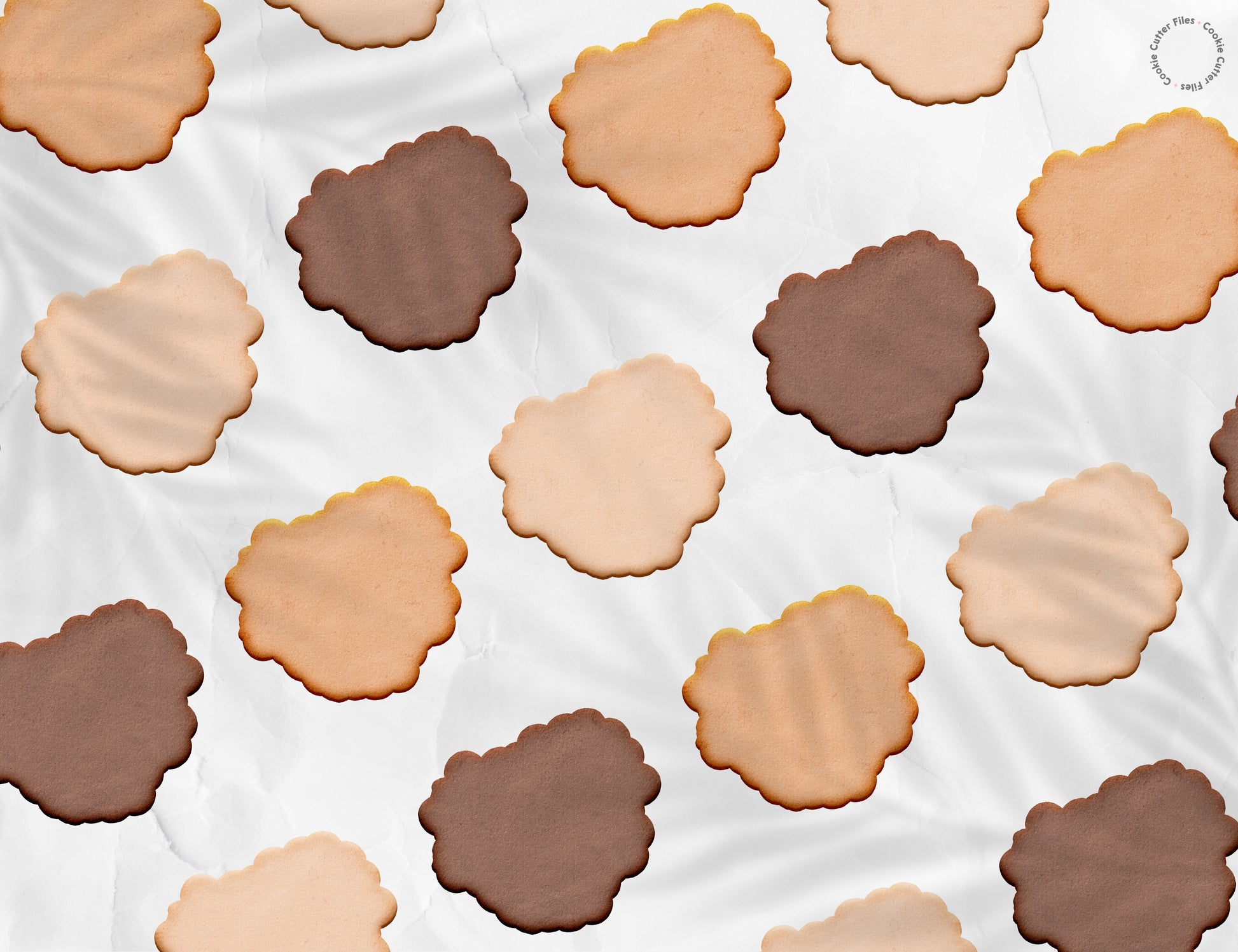 Galentine Heart Wreath Valentine Cookie Cutter STL Files Cookie Cutter Files